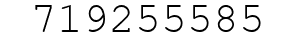 Number 719255585.