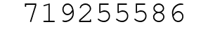 Number 719255586.