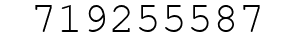 Number 719255587.