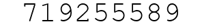 Number 719255589.