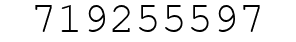Number 719255597.