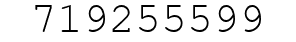 Number 719255599.