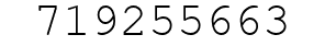 Number 719255663.