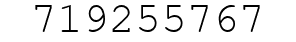 Number 719255767.