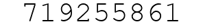 Number 719255861.