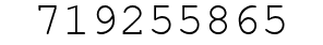 Number 719255865.