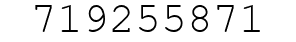 Number 719255871.