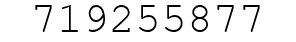Number 719255877.