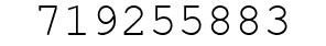 Number 719255883.