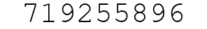 Number 719255896.