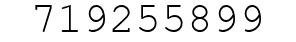 Number 719255899.
