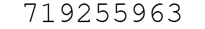 Number 719255963.