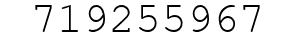 Number 719255967.