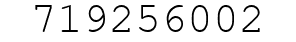Number 719256002.