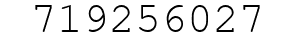 Number 719256027.