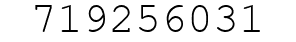 Number 719256031.