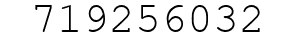 Number 719256032.