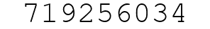 Number 719256034.