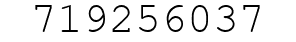 Number 719256037.