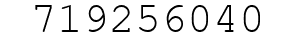 Number 719256040.