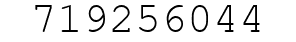 Number 719256044.