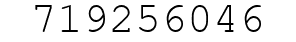 Number 719256046.