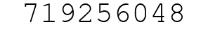 Number 719256048.