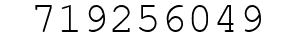 Number 719256049.