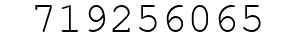 Number 719256065.