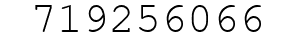 Number 719256066.
