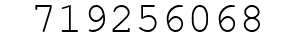 Number 719256068.