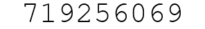 Number 719256069.