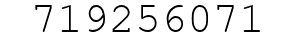 Number 719256071.