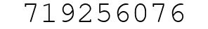 Number 719256076.