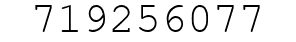 Number 719256077.