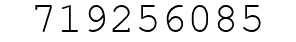 Number 719256085.
