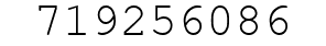 Number 719256086.