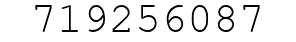 Number 719256087.