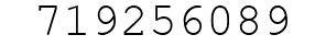 Number 719256089.