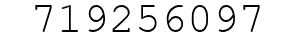 Number 719256097.