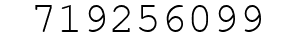 Number 719256099.