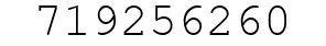 Number 719256260.
