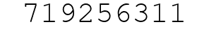 Number 719256311.