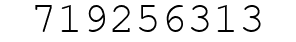 Number 719256313.