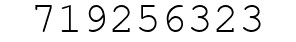 Number 719256323.