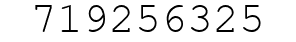 Number 719256325.