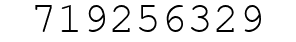 Number 719256329.