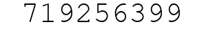 Number 719256399.