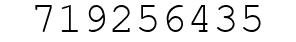 Number 719256435.
