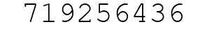Number 719256436.